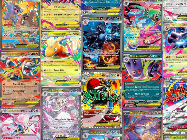 Mega-Pokémon-ex-alle-aktuellen-Karten-Übersicht-Galerie-2025-Mega-Serie-TCG-Sammelkartenspiel-neu