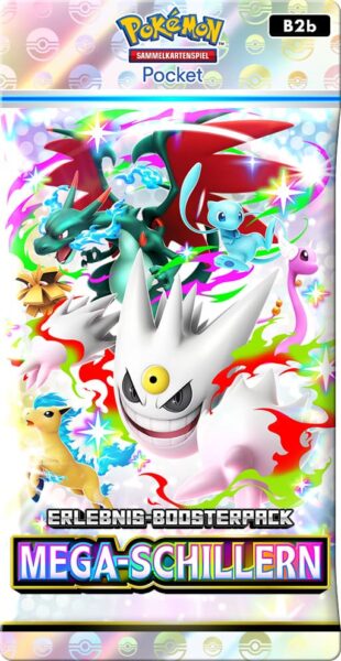 Mega-Schillern-B2b-Booster-Pack-Pokémon-TCG-Sammelkartenspiel-Pocket
