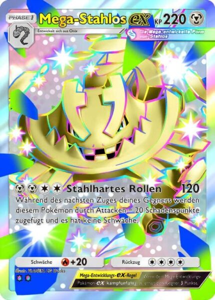 Mega-Stahlos-ex-232-155-B3-Pulsierende-Aura-Pokémon-TCG-Sammelkartenspiel-Pocket-Karte-Deutsch