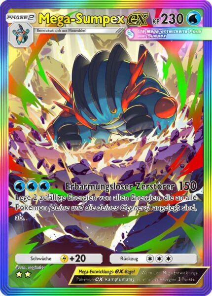 Mega-Sumpex-ex-197-155-B2-Traumhafte-Parade-Pokémon-TCG-Pocket-Karte-Deutsch