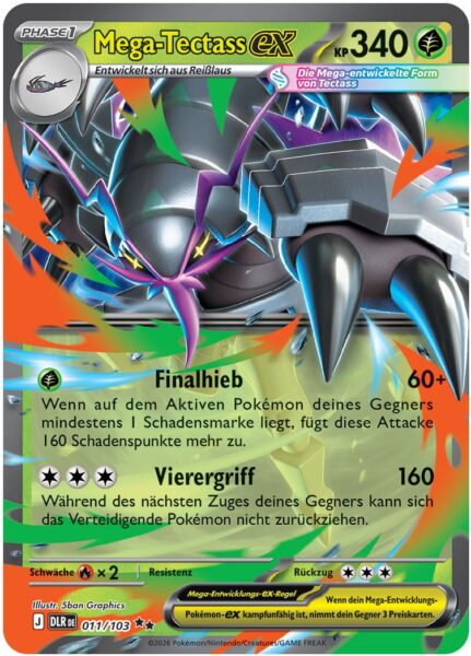 Mega-Tectass-ex-011-103-DLR-Delta-Herrschaft-Pokémon-Karte-Deutsch