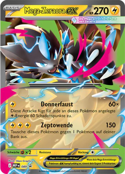Mega-Zeraora-ex-MEP-089-Promo-Pokémon-Karte-Deutsch