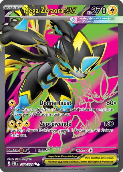 Mega-Zeroara-ex-098-084-PBL-DE-Dunkelnacht-Full-Art-Pokémon-Karte-Deutsch