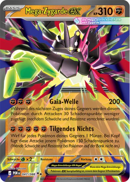 Mega-Zygarde-ex-047-088-Optimale-Ordnung-Pokémon-Karte-Deutsch