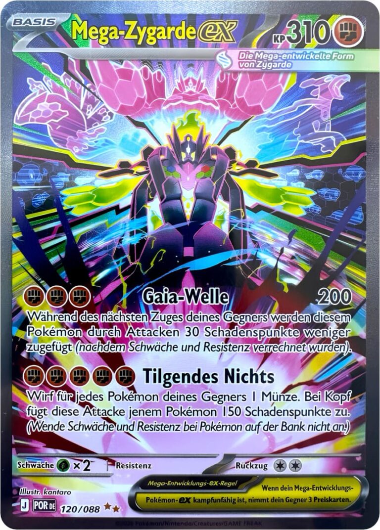 Mega-Zygarde-ex-120-088-Optimale-Ordnung-Special-Illustration-Rare-Karte