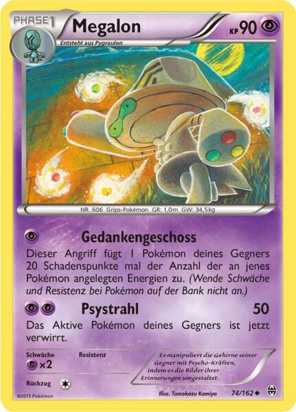 Megalon-74-162-XY-TURBOstart-Pokémon-Karte-Deutsch