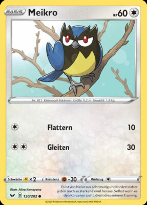Meikro-150-Schwert-Schild-Pokémon-Karte