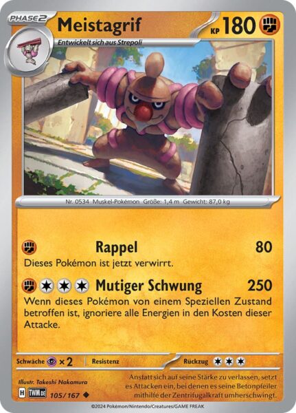 Meistagrif_105-167_TWM-DE_Maskerade-im-Zwielicht_Pokémon-Karte_Deutsch