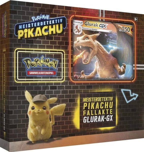 Meisterdetektiv-Pikachu-Fallakte-Glurak-GX-Box-Kollektion-Pokémon-Karten-TCG
