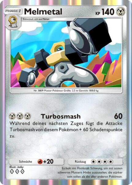 Melmetal-123-155-B3-Pulsierende-Aura-Pokémon-TCG-Sammelkartenspiel-Pocket-Karte-Deutsch