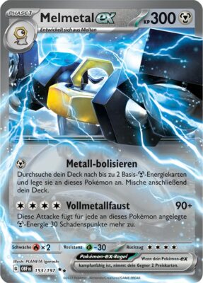Melmetal-ex_153-197_OBF_Obsidianflammen_Obsidian-Flames_Pokémon-Karte_Deutsch
