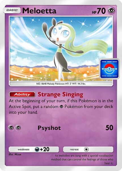 Meloetta-050-P-B-Promo-Karte-Pokémon-TCG-Sammelkartenspiel-Pocket-Englisch