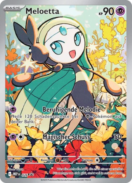 Meloetta-MEP-DE-026-Illustration-Rare-Promo-Pokémon-Karte