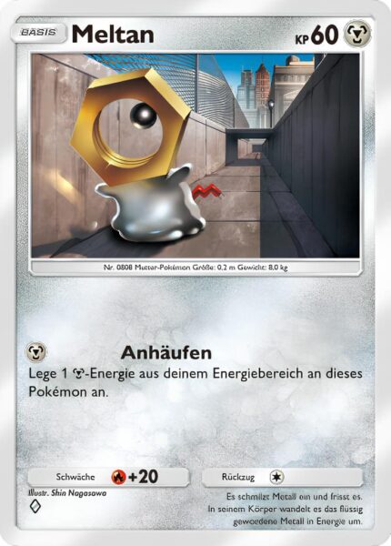 Meltan-181-Pokémon-TCG-Sammelkartenspiel-Pocket-Unschlagbare-Gene-Digitale-Karte-2024