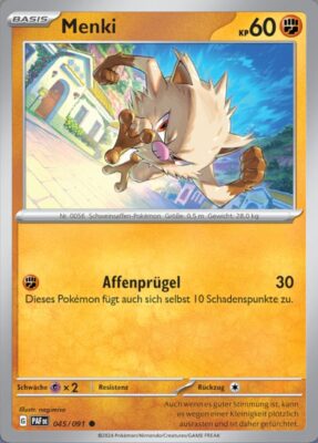 Menki_045-091_PAF-DE_Paldeas-Schicksale_Paldean-Fates_Pokémon-Karte_Deutsch