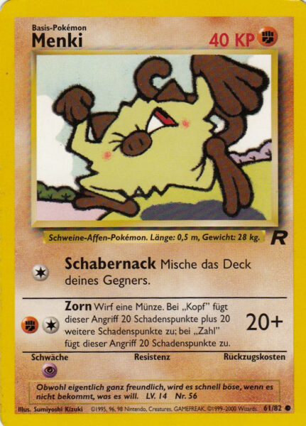 Menki_61-82_Team-Rocket_Pokémon-Karte_Deutsch