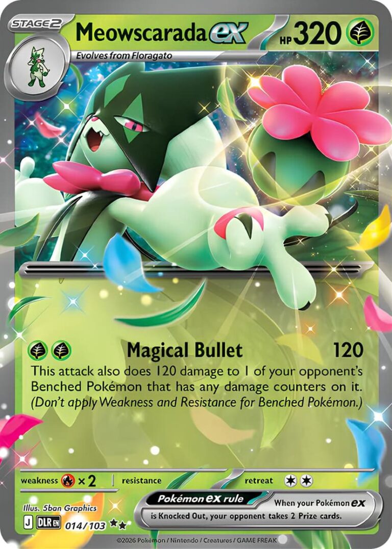 Meowscarada-ex-014-103-DLR-Delta-Reign-Herrschaft-Pokémon-Karte-Englisch-2026