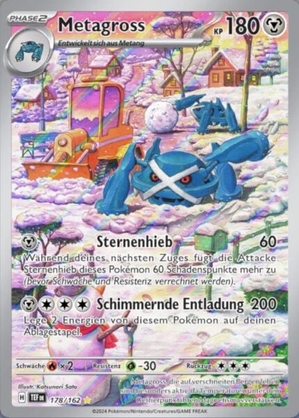 Metagross_178-162_TEF-DE_Gewalten-der-Zeit_Temporal-Forces_Illustration-Rare_Pokémon-Karte_Deutsch_TCG