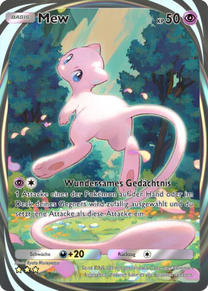 Mew-085-069-B2b-Mega-Schillern-Pokémon-TCG-Sammelkartenspiel-Pocket-Karte-Deutsch