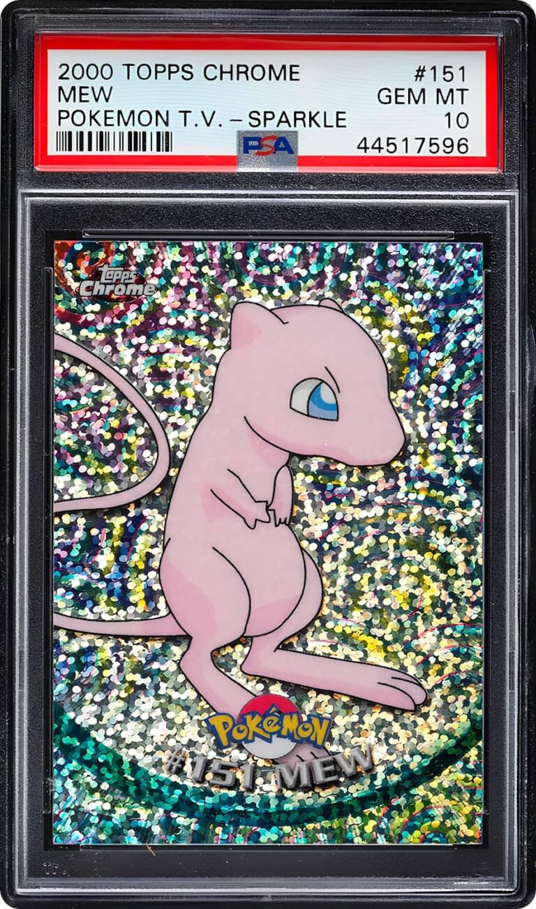 Mew-151-Topps-Chrome-Sparkle-Pokémon-Karte-PSA-10