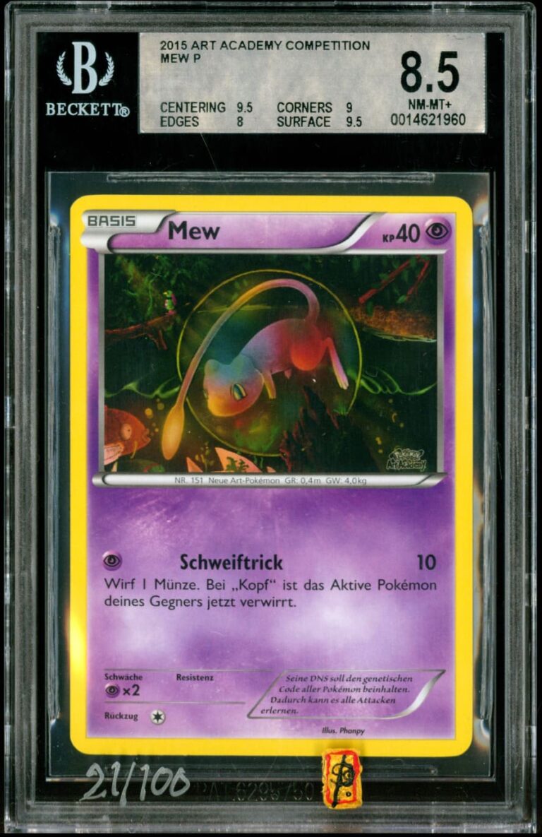 Mew-Art-Academy-Competition-Promo-Pokémon-Karte-Deutsch-BGS-8.5