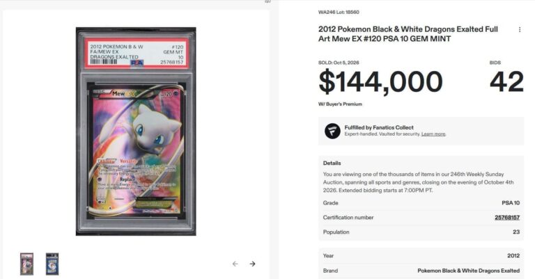 Mew-EX-120-124-Dragons-Exalted-Full-Art-Pokémon-Karte-PSA-10-Preis-Wert-Oktober-2026