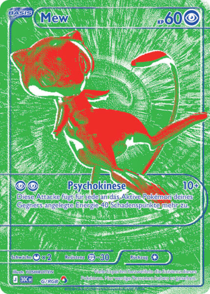 Mew-G-RGB-30C-Secret-Rare-Pokémon-Karte-30-Jahre-30th-Celebration-Deutsch