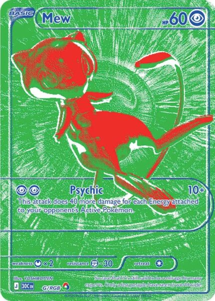 Mew-G-RGB-30C-Secret-Rare-Pokémon-Karte-30th-Celebration-Englisch-neu