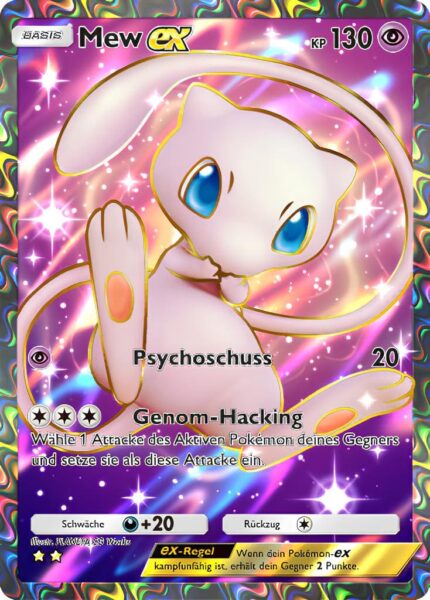 Mew-ex-077-068-Pokémon-TCG-Sammelkartenspiel-Pocket-Mysteriöse-Insel-Full-Art-Karte-A1a