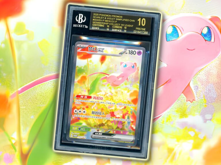 Mew-ex-Pokémon-Promo-Karte-003-SV-P-Chinese-Collect-151-Wert-Preis-BGS-10-Black-Label-verkauft-versteigert