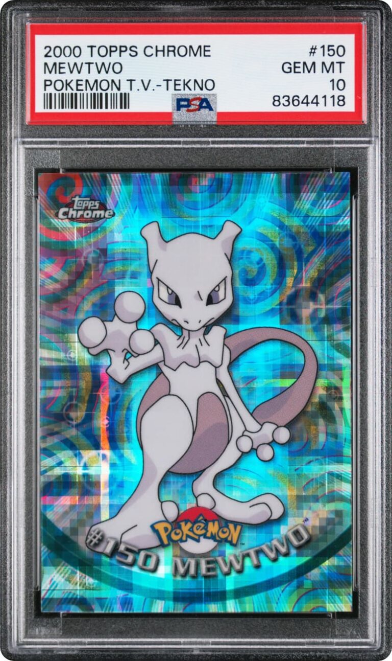 Mewtwo-Mewtu-150-Topps-Chrome-Tekno-Pokémon-Karte-2000-PSA-10