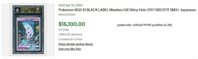 Mewtwo-Mewtu-GX-082-072-Shining-Legends-Pokémon-Karte-Japan-BGS-10-Black-Label-Preis-Wert-April-2026