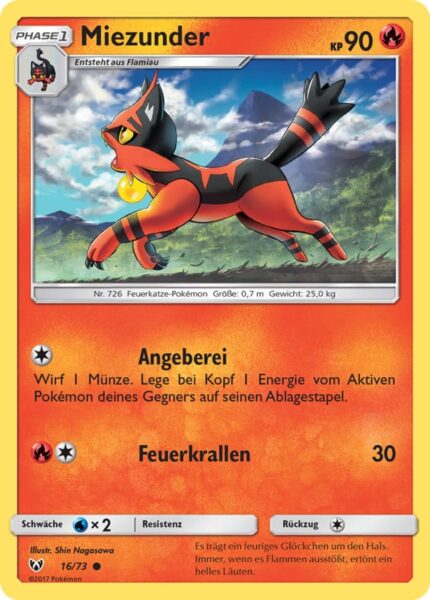 Miezunder-16-73-Schimmernde-Legenden-Pokémon-Karte-Deutsch-TCG-Sammelkartenspiel