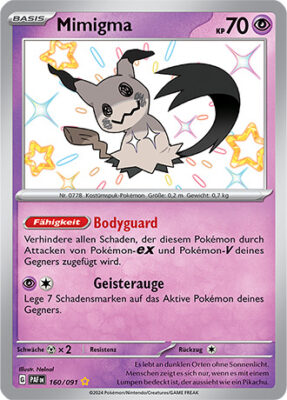 Mimigma_160-091_PAF-DE_Shiny_Schillernd_Paldeas-Schicksale_Pokémon-Karte_Deutsch