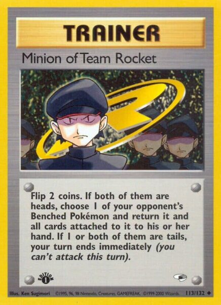 Minion-of-Team-Rocket-113-132-Gym-Heroes-Pokémon-Karte-Englisch-TCG-Sammelkartenspiel-2000