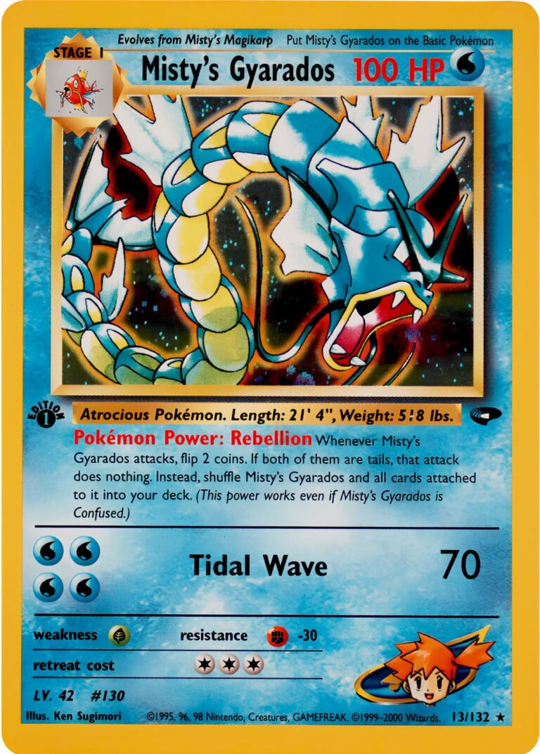Mistys-Gyarados-Garados-13-132-Gym-Challenge-Holo-Pokémon-Karte