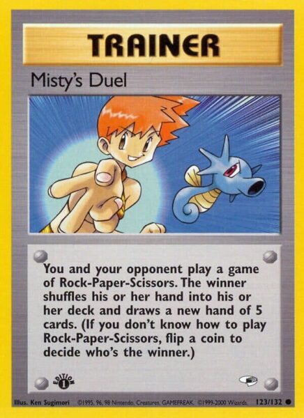 Mistys-Gym-123-132-Gym-Heroes-Pokémon-Karte-Englisch-TCG-Sammelkartenspiel-2000