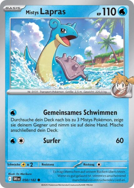 Mistys-Lapras-050-182-Ewige-Rivalen-Pokémon-Karte-Karmesin-Purpur-Deutsch