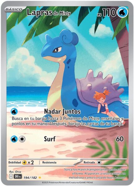 Mistys-Lapras-194-182-Destined-Rivals-Ewige-Rivalen-Pokémon-Karte-Spanisch