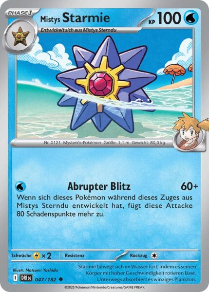 Mistys-Starmie-047-182-Ewige-Rivalen-Pokémon-Karte-Karmesin-Purpur-Deutsch