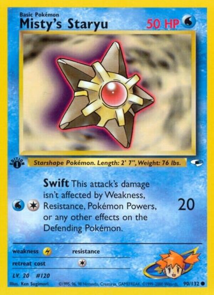 Mistys-Staryu-90-132-Gym-Heroes-Pokémon-Karte-Englisch-TCG-Sammelkartenspiel-2000