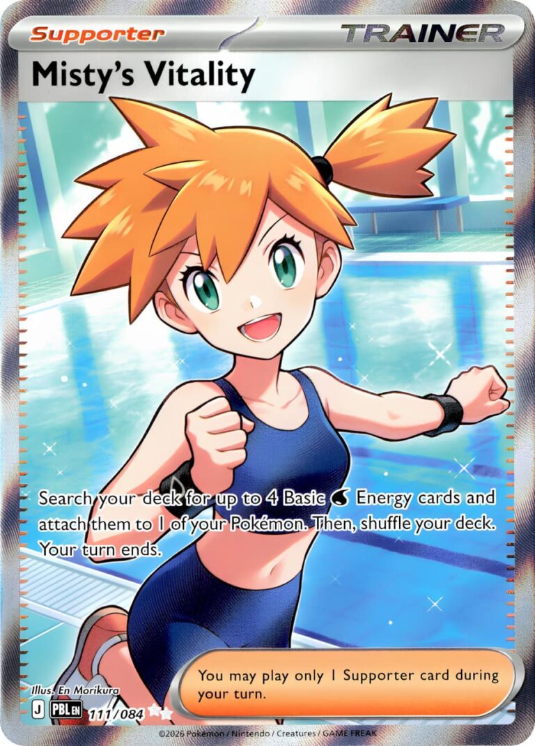 Mistys-Vitality-111-084-Pitch-Black-Dunkelnacht-Full-Art-Pokémon-Karte-Englisch