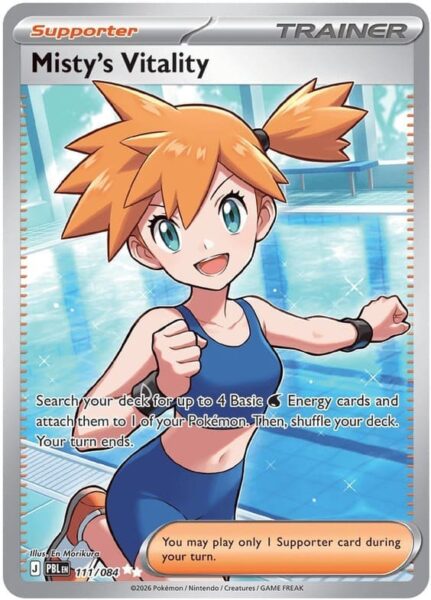 Mistys-Vitality-111-084-Pitch-Black-Dunkelnacht-Full-Art-Pokémon-Karte-Englisch-neu