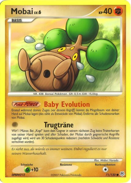 Mobai-71-130-Diamant-Perl-Baby-Pokémon-Karte-Deutsch-TCG-Sammelkartenspiel