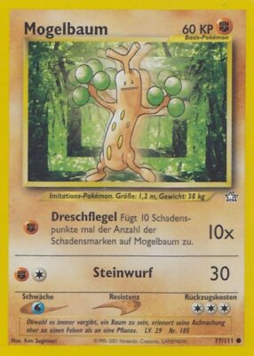 Mogelbaum_77-111_Neo-Genesis_Pokémon-Karte_Deutsch
