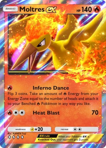 Moltes-ex-Lavados-ex-47-Pokémon-TCG-Sammelkartenspiel-Pocket-Genetic-Apex-Unschlagbare-Gene-Digitale-Karte-Englisch