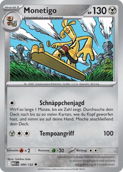 Monetigo-099-132-MEG-DE-Mega-Entwicklung-Pokémon-Karte-Deutsch