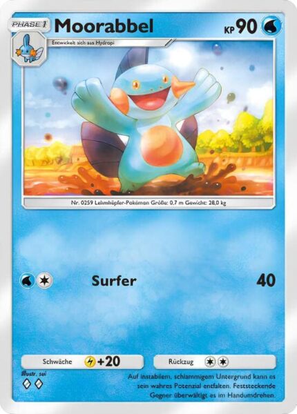 Moorabbel-034-155-B2-Traumhafte-Parade-Pokémon-Karte-Deutsch
