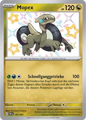 Mopex_195-091_PAF-DE_Shiny_Schillernd_Paldeas-Schicksale_Pokémon-Karte_Deutsch