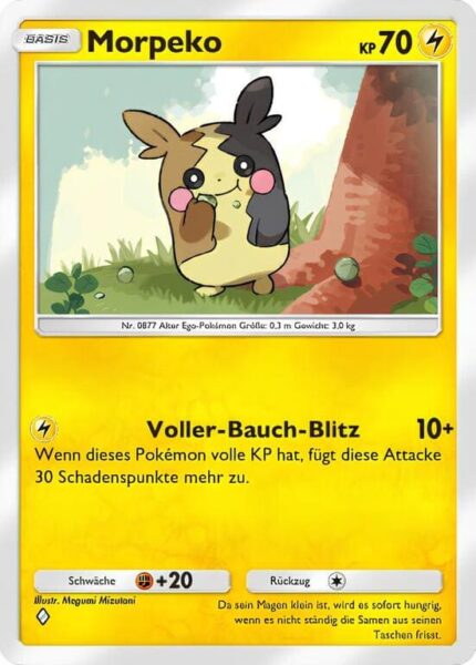 Morpeko-062-155-B3-Pulsierende-Aura-Pokémon-TCG-Sammelkartenspiel-Pocket-Karte-Deutsch